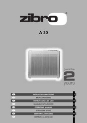 Zibro A 20 Manuel D'utilisation