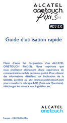 Alcatel Onetouch 9023X Guide D'utilisation Rapide
