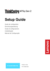 Lenovo ThinkCentre M75q Gen 2 Guide De Configuration