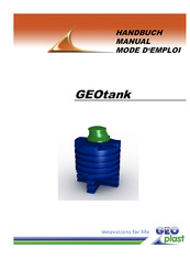 GEO plast GEOtank Mode D'emploi