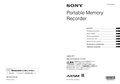 Sony AXS-R7 Mode D'emploi