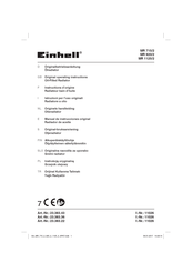 EINHELL MR 715/2 Instructions D'origine
