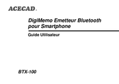 Acecad DigiMemo BTX-100 Guide Utilisateur