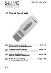 Selve i-R Marki Send WS Notice D'utilisation