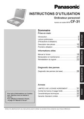 Panasonic CF-31 Série Instructions D'utilisation