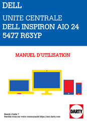 Dell Inspiron AIO 24 5000 All-in-One Manuel D'utilisation