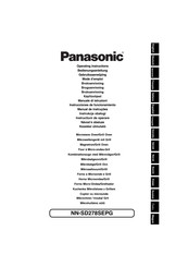 Panasonic NN-SD278SEPG Mode D'emploi