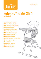 Jole mimzy spin 3in1 Mode D'emploi