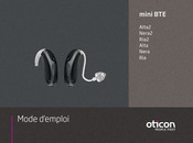 oticon mini BTE Alta2 Pro Mode D'emploi