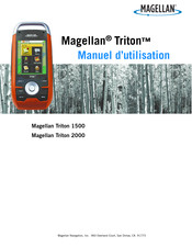 Magellan TRITON 2000 Manuel D'utilisation
