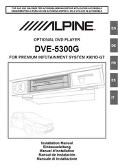 Alpine DVE-5300G Mode D'emploi