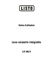 Listo LVI 49L1B Notice D'utilisation