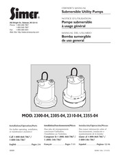 SIM 2355-04 Mode D'emploi