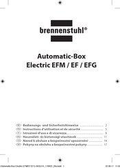 brennenstuhl Automatic-Box Electric EF Instructions D'utilisation Et De Sécurité