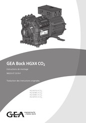 GEA HGX4/310-4 CO2 Instructions De Montage
