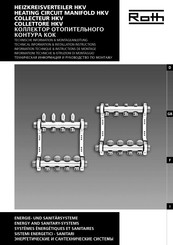 Roth HKV équipé d'un débitmètre Fiche Technique Et Instructions De Montage