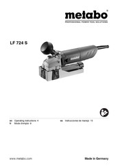 Metabo LF 724 S Mode D'emploi
