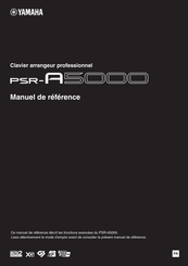 Yamaha Motor PSR-A5000 Manuel De Référence