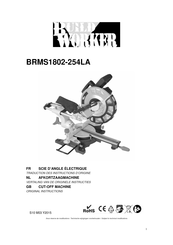 Build Worker BRMS1802-254LA Traduction Des Instructions D'origine