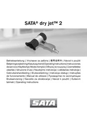 SATA dry jet 2 Mode D'emploi