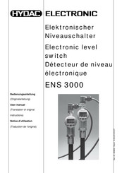 HYDAC ELECTRONIC ENS 3000 Notice D'utilisation