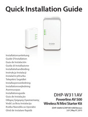 D-Link DHP-W311AV Guide D'installation