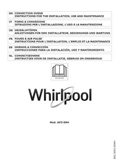 Whirlpool AFO EM4 Instructions Pour L'installation