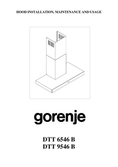 Gorenje DTT 6546 B Instructions D'utilisation