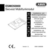 Abus Secvest ESMO50000 Instructions D'installation Et D'utilisation