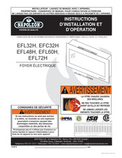 Napoleon EFC32H Instructions D'installation Et D'opération