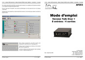 waves system IDAL AP303 Mode D'emploi