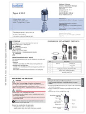 Burkert 2101 Manuel D'utilisation