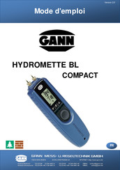 Gann HYDROMETTE BL COMPACT Mode D'emploi