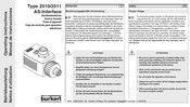 Burkert 2511 Notice D'utilisation