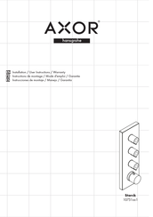 Axor Starck 10751 1 Mode D'emploi