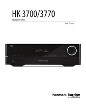 Harman kardon HK 3770 Mode D'emploi