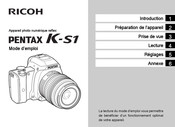 Ricoh PENTAX K-S1 Mode D'emploi