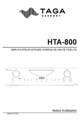 Taga Harmony HTA-800 Notice D'utilisation