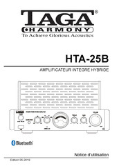 Taga Harmony HTA-25B Notice D'utilisation