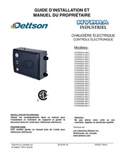 Dettson HYDRAI048-480-3 Guide D'installation