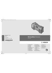 Bosch GML SoundBoxx 14,4 V Professional Mode D'emploi