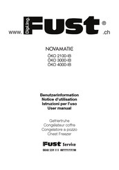 FUST NOVAMATIC ÖKO 3000-IB Notice D'utilisation