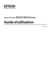 Epson AcuLaser MX20 Série Guide D'utilisation