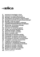 Elica SWEET CAST IRON/F/85 Prescriptions De Montage Et Mode D'emploi