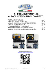 aqua A-POOL SYSTEM PH-CL Manuel D'installation Et D'entretien