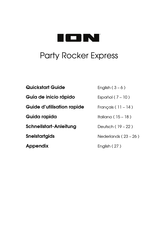 ION Party Rocker Express Guide D'utilisation Rapide