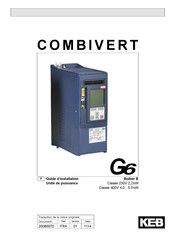 KEB G6 Guide D'installation