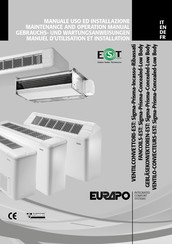 EURAPO ESTPV/AF Série Manuel D'utilisation Et Installation