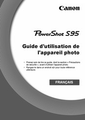 Canon PowerShot S95 Guide D'utilisation