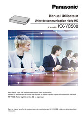 Panasonic KX-VC500 Manuel Utilisateur